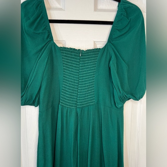 Reformation Elegant Green Dress Size 10 NWT. - Picture 3 of 10